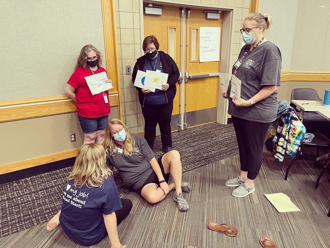 TabathaRosproy's tweet photo. Just got done teaching a full day of Conscious Discipline with Mahube Otwa Head Start, and it was a blast!! Thank you for the engagement, love, and laughs! #iheartcd #ntoy20 #KPIRC @ConsciousD https://t.co/PuWQImhTOr