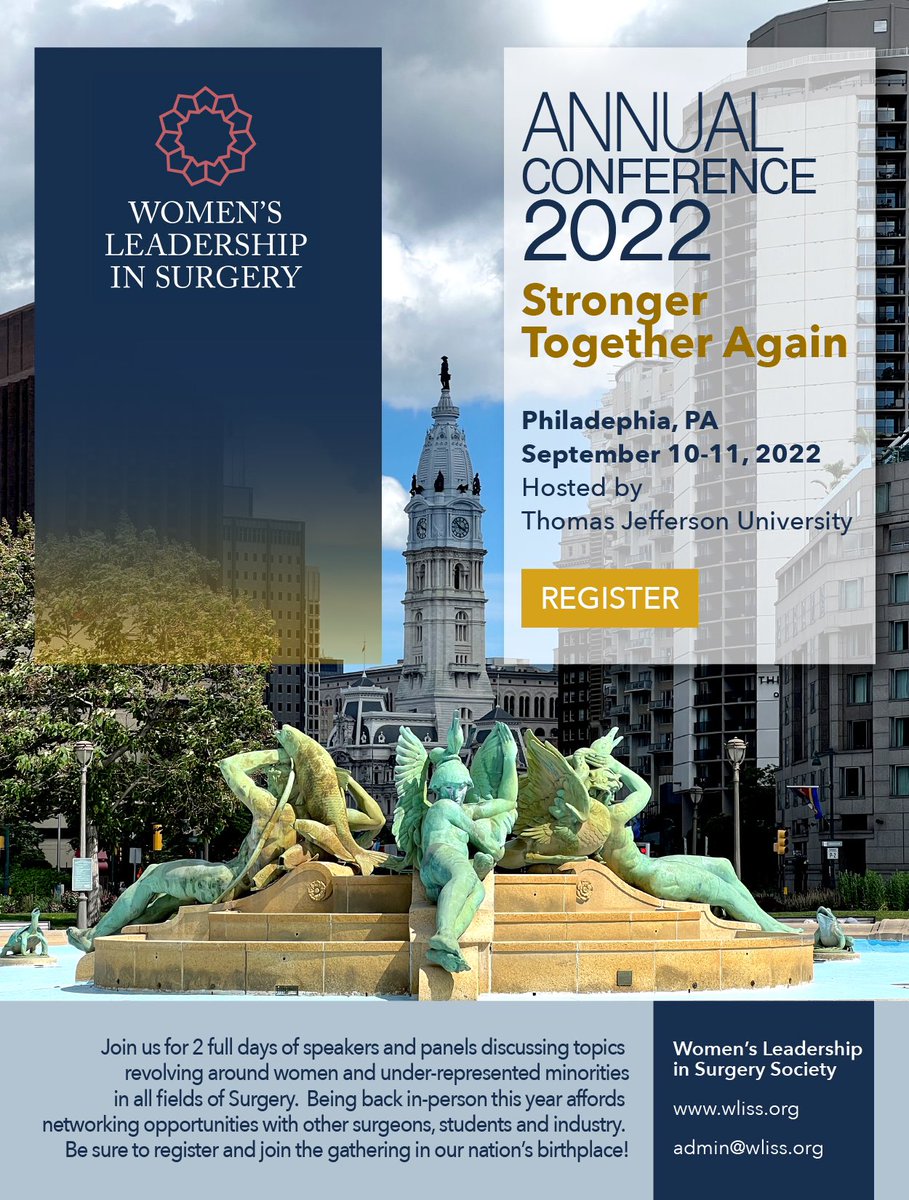 4 weeks to go! Have you registered yet? Virtual option available for those who can’t join in person. Free for students/trainees. CME available! Register today at wliss.org/conference-reg…