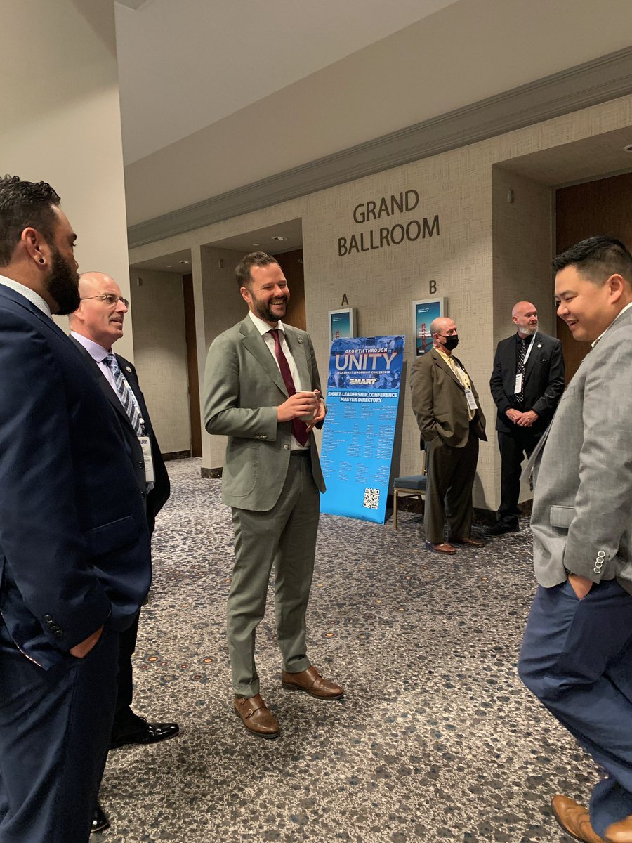 MattHaneySF's tweet photo. Great to welcome 600+ sheet metal, air, rail and transit workers from across the country to San Francisco this morning.
They build our housing, our rail, and operate our trains and planes.
Good middle class union jobs!
Growth with unity!
@sflabor https://t.co/1vPWVdMc2e