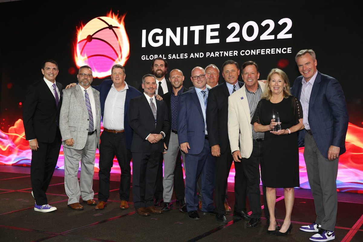 TDSYNNEX's tweet photo. Excited to announce that we’ve been honored by Extreme Networks as Americas Partner Journey - Distributor of the Year during #ExtremeIgnite! We’re looking forward to continuing to deliver amazing outcomes for our customers as part of the @ExtremeNetworks  partner community. https://t.co/X96c8plWlp