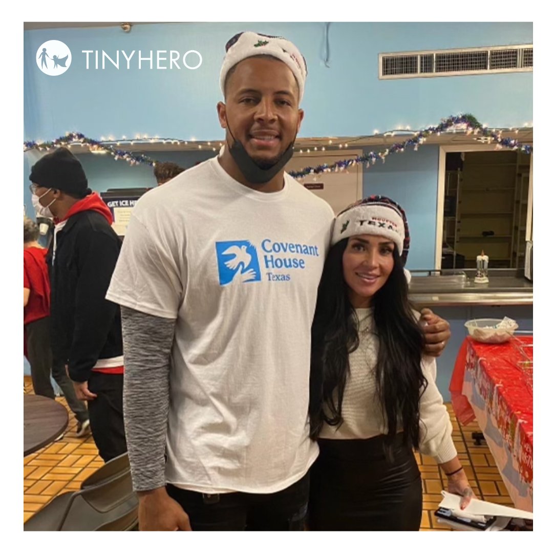 Tiny Hero: Real Hope for CDH (@tinyherocdh) on Twitter photo <a href="/PharaohsDream/">Pharaoh Brown</a>, tight end for the <a href="/HoustonTexans/">Houston Texans</a>, was chosen as the <a href="/NFLPA/">NFLPA</a> #MVP so he was able to choose a charity for the NFL to donate to. Having met the original #TinyHero, Adam Zolman, he chose us! Thank you Pharaoh & Celeste for supporting Tiny Hero! #CDHawareness <a href="/PharaohsDream/">Pharaoh Brown</a>, tight end for the <a href="/HoustonTexans/">Houston Texans</a>, was chosen as the <a href="/NFLPA/">NFLPA</a> #MVP so he was able to choose a charity for the NFL to donate to. Having met the original #TinyHero, Adam Zolman, he chose us! Thank you Pharaoh & Celeste for supporting Tiny Hero! #CDHawareness