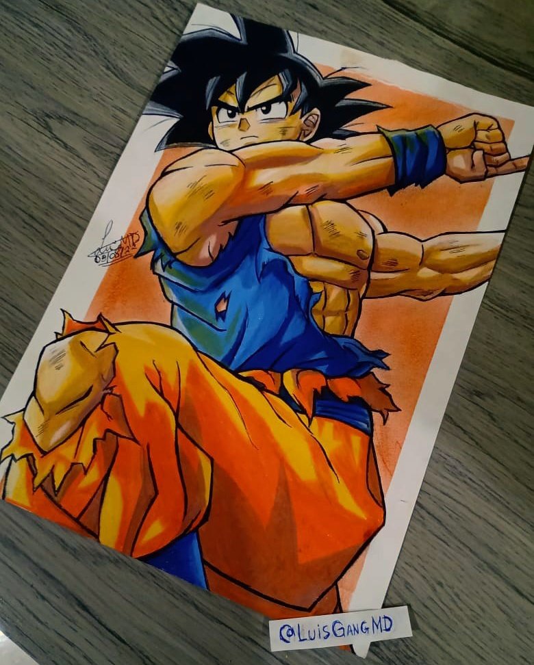 Goku Kamehameha drawing | DragonBallZ Amino