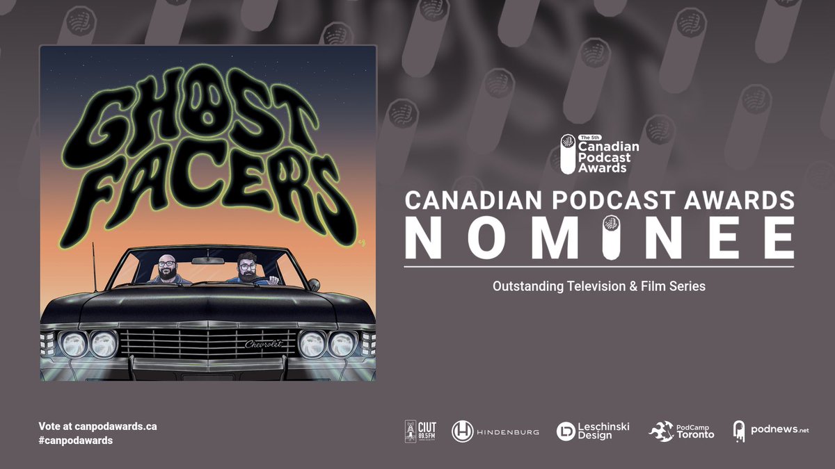 If you’re a Canadian podcaster you still have time to cast your votes for the 5th Annual <a href="/CanPodAwards/">The Canadian Podcast Awards</a>!

We’ve been nominated for Outstanding Television &amp; Film Series! We wouldn’t say no if you wanted to throw a vote our way!