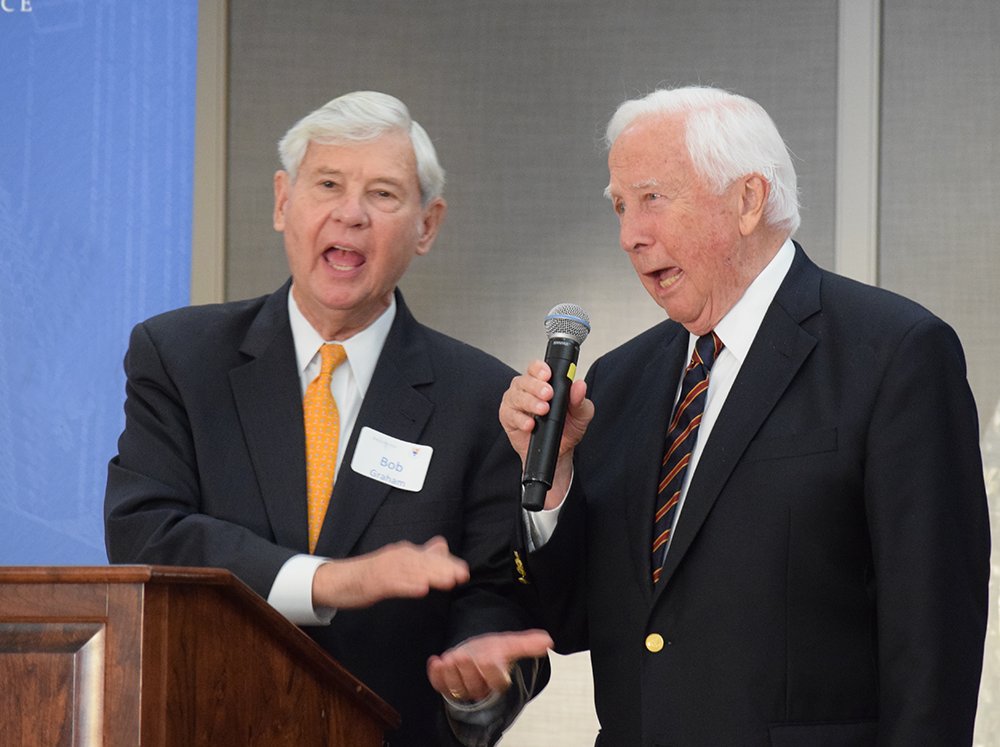 R.I.P. historian David McCullough, who addressed <a href="/UF/">FLORIDA</a> audiences in 2008 and again in 2016 about the need for greater #civicengagement with today's youth.

Two national treasures. #bridgebuilding