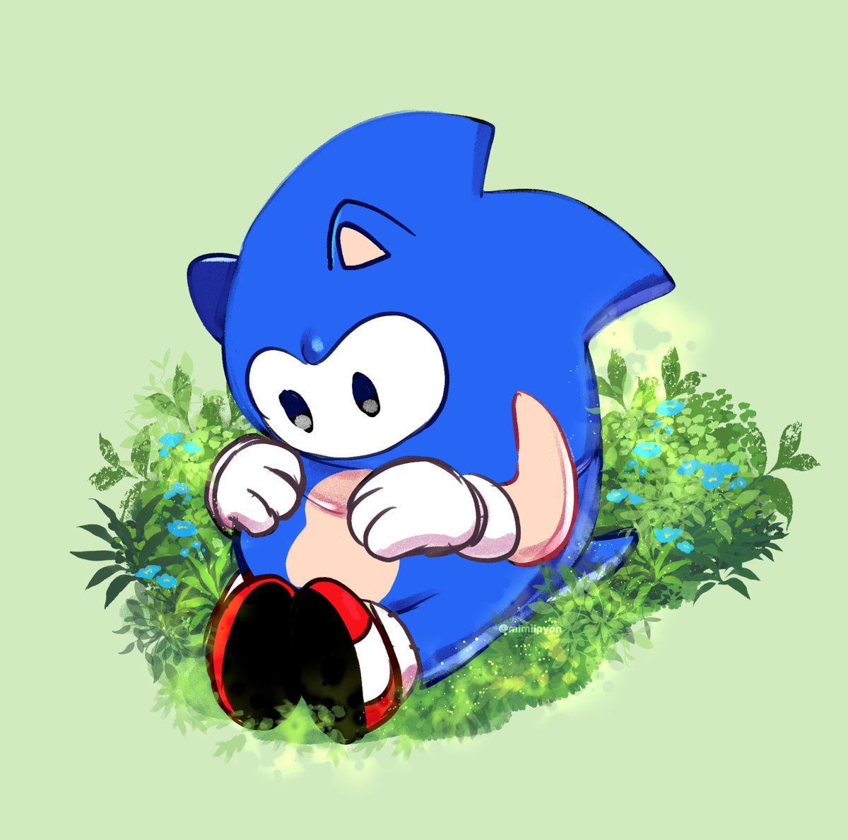 ソニック 「He Lost :(--#SonicTheHedgehog #FallGuys 」|✨PEPON✨のイラスト