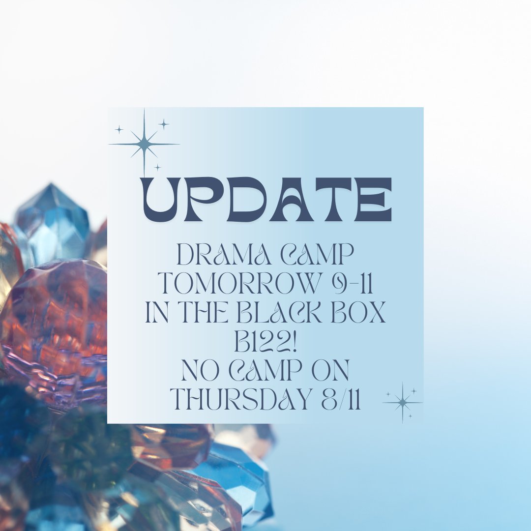 Important Update. NO Camp on Thursday.