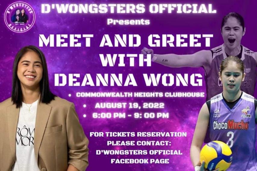 Good Morning ☀️ We’re back! We’ve lined up a few Meet & Greets for everyone who continue to support Deanna. To kick off our first M&G, it will be on Aug 19. Pls see poster for details. 😊