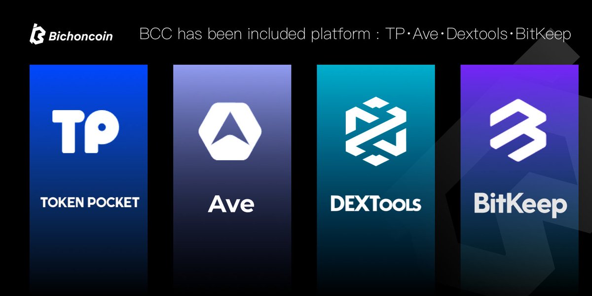 📢$BCC has been included platform : #TP、#Ave、 #DexTools、#BitKeep🌍