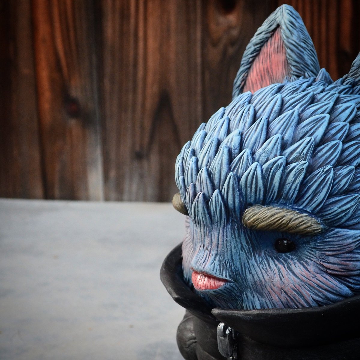 vanessa_ramirez's tweet photo. “Under the Cold Blue Sky” my new solo show will be opening this weekend @strangerfactory with a handful of new works. #strangerfactory #monster #originalart #sculpture https://t.co/4G4WFakHd4