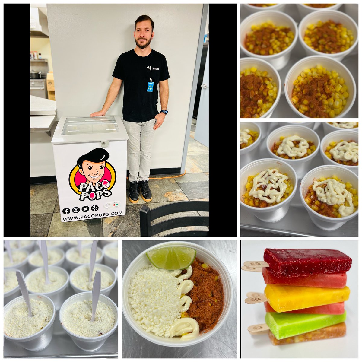 Pacopops1's tweet photo. #PacoPops over the past few days served the outstanding employees of @Walmart at Walmart DC #7010- New Caney, Texas ! #Handmade #Popsicles #Paletas #elotes #CornInACup 🤤
#pacopopscaters
#pacopopsevents
#menufy
#popsicleseason
#NewCaneyTX
#PorterTX https://t.co/w7lKWQVkUF