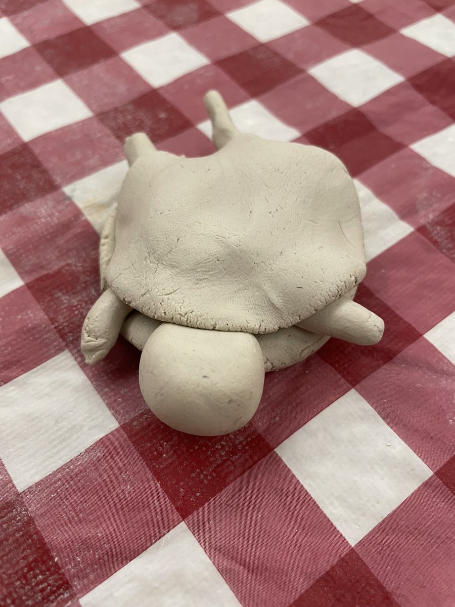 Day 2 Summer Camp <a href="/HWDSB/">HWDSB</a> visit from <a href="/HamiltonHarbour/">Retired Account - Bay Area Restoration Council</a> at Queen Mary making turtles out of clay <a href="/avivaloca/">𝘼𝙫𝙞𝙫𝙖 𝘿𝙪𝙣𝙨𝙞𝙜𝙚𝙧</a> <a href="/teach_mcc/">Kelly McCrory</a>. Next step painting and building turtle homes!