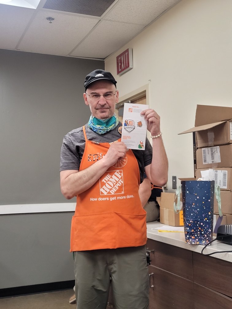 HD8994 (@hd8994) on Twitter photo Celebrating another associate who earned their Diamond Homer badge at 8994! Well earned Eric! <a href="/JaySt3venson/">Jay Stevenson</a> <a href="/NancyHenryTHD/">Nancy Henry</a> <a href="/Longwell2M/">Kevin</a> Celebrating another associate who earned their Diamond Homer badge at 8994! Well earned Eric! <a href="/JaySt3venson/">Jay Stevenson</a> <a href="/NancyHenryTHD/">Nancy Henry</a> <a href="/Longwell2M/">Kevin</a>
