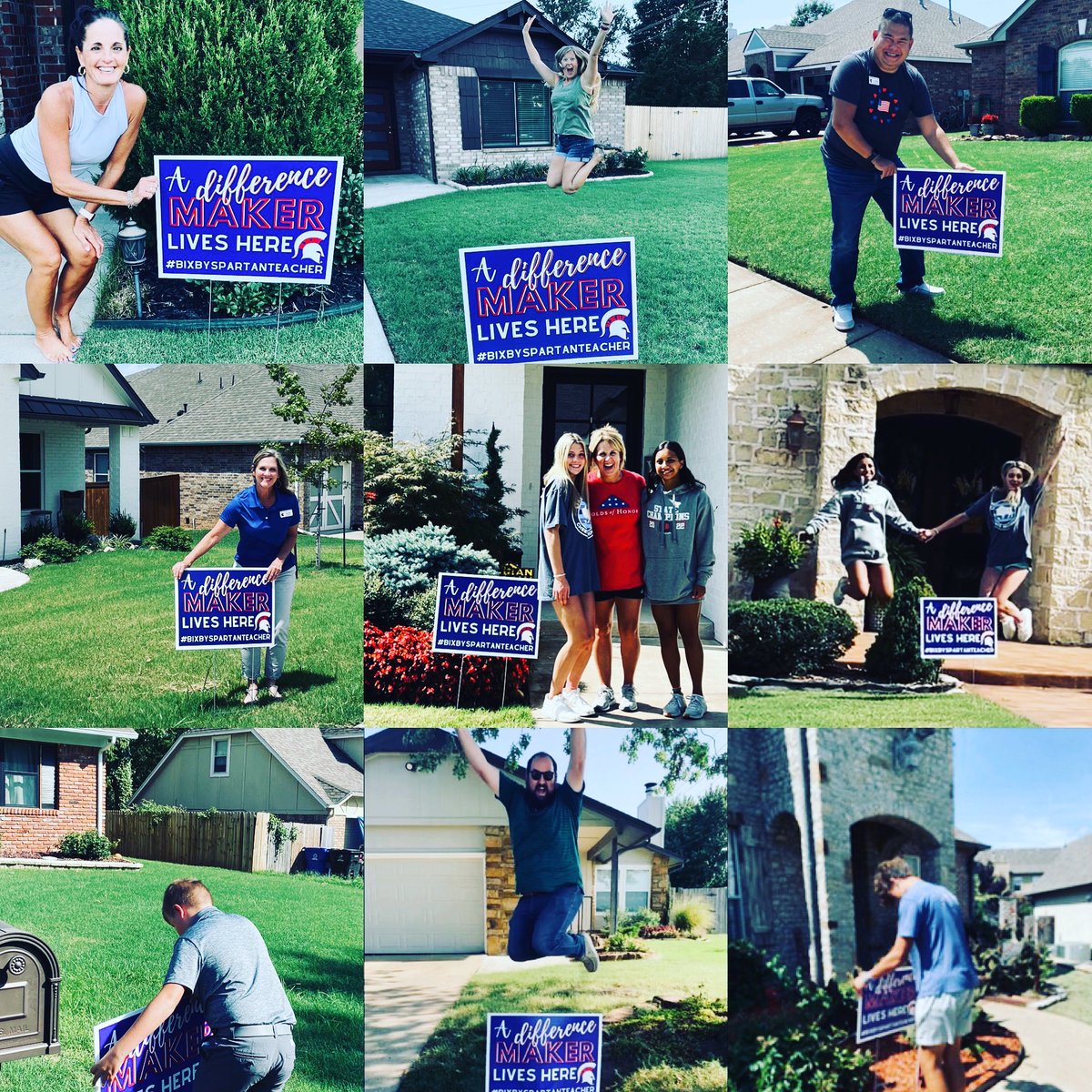 We are a district full of #differencemakers. 

Our teachers report back tomorrow and today our wonderful community helped us remind them just how loved and valued they are! 

Learn Well. Live with Honor. Go Spartans!