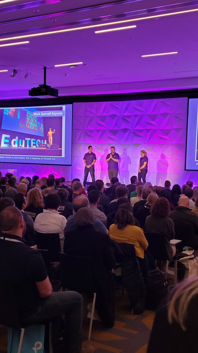 Loving the #Microsoft #EduDay2022 presentation today at #Edutech2022. Great to engage and present in front of a packed audience around tools to enhance education! #Linked @MSAUedu <a href="/amframp/">Amanda Frampton</a> @standouted <a href="/townesy77/">Megan Townes</a>