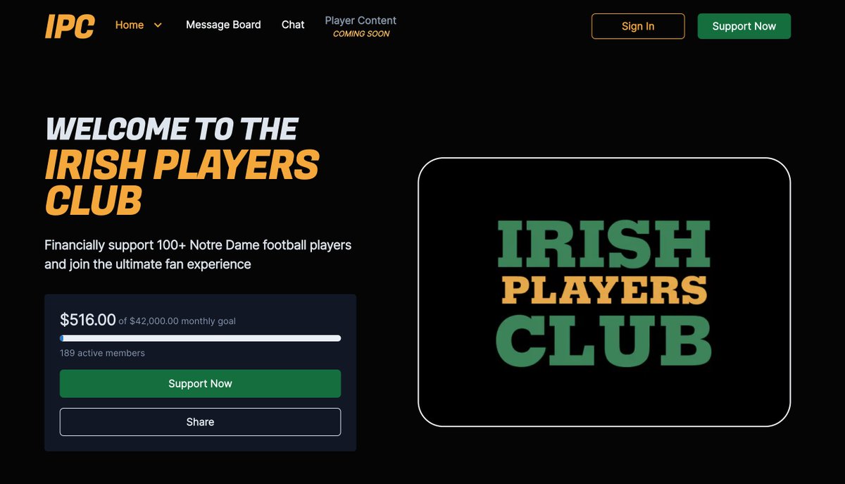 Irish Players Club ☘️ tweet media