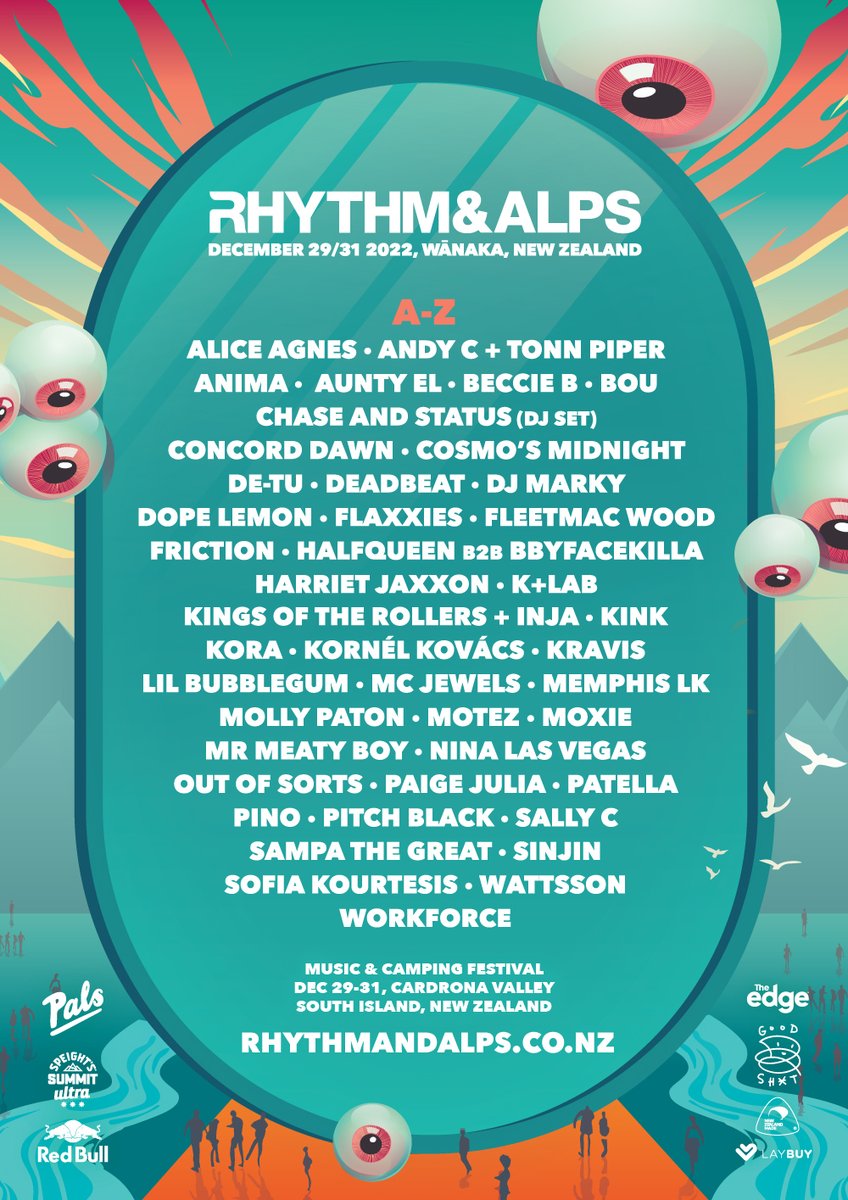 Can’t wait to be back in Aotearoa/New Zealand! It’s been too long, so this time we’re bringing the full band ~ let’s disco! @RHYTHMANDALPS