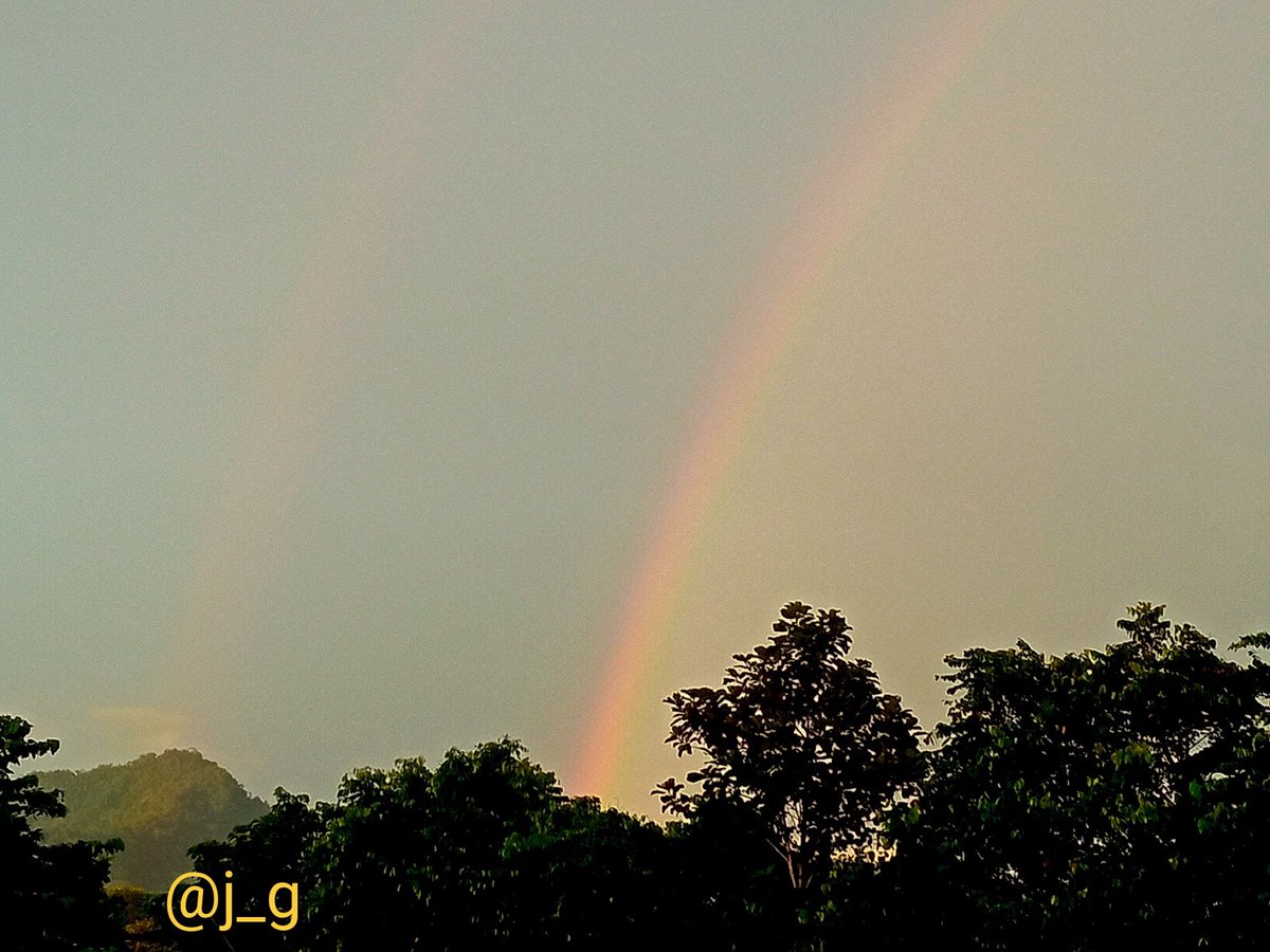 nature_shots22's tweet photo. " I am increasingly aware that she is not a star, not the sun and not the moon. 
She is a rainbow that comes only for a moment then goes and passes ".
#rainbow 
#colorful 
#Inspiration 
#naturefriends 
#mountains 
#NatureBeauty 
#naturelovers https://t.co/1vkpxmMzSg