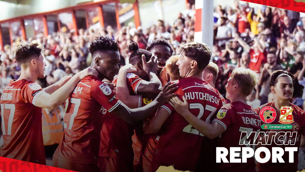 WFCOfficial's tweet photo. 📝𝗠𝗔𝗧𝗖𝗛 𝗥𝗘𝗣𝗢𝗥𝗧📝

🤪Two second half goals ensure the #Saddlers safe passage into the second round of the Carabao Cup!

👉https://t.co/G0kzDjNovq https://t.co/GAYF6dA7kR