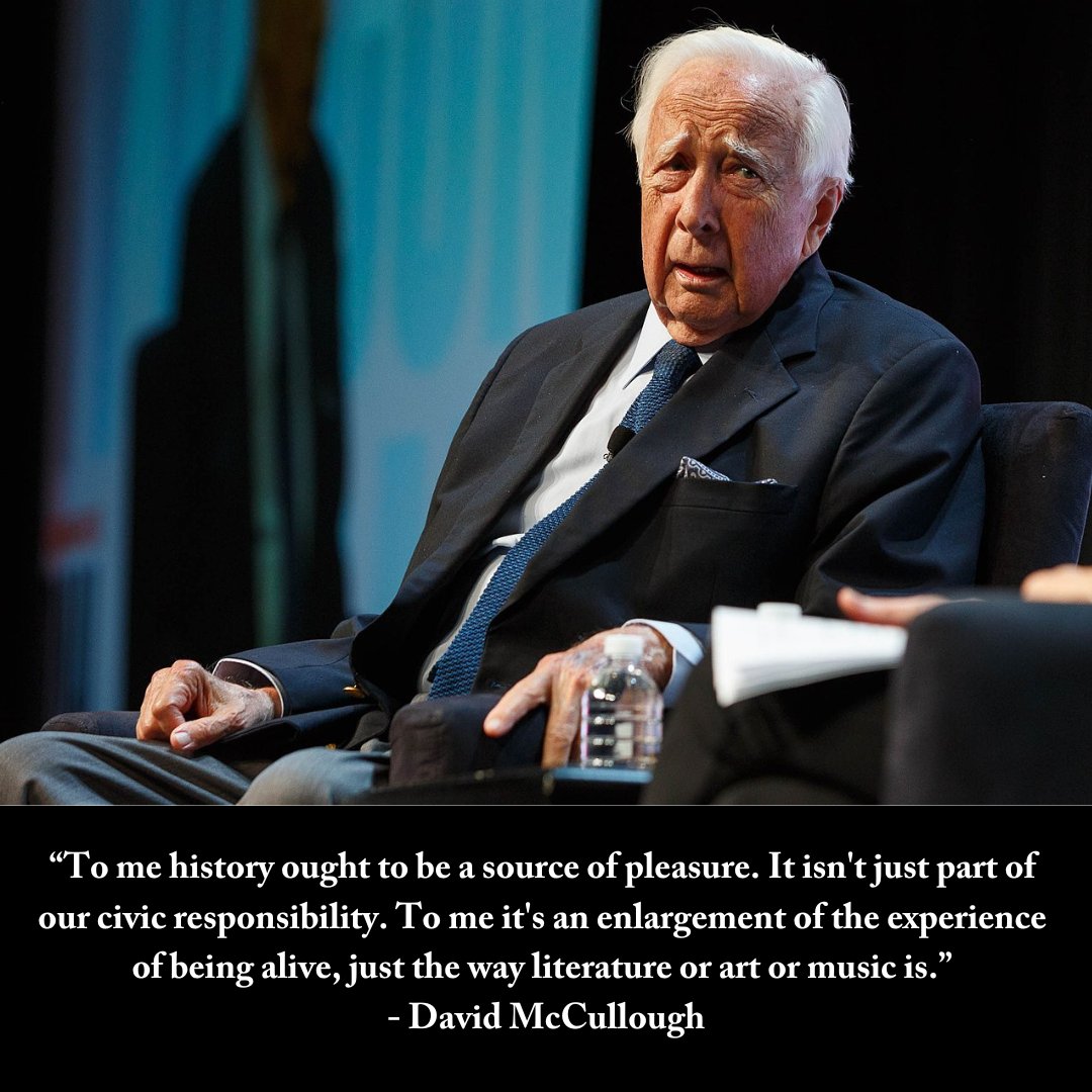 OldNorth1723's tweet photo. David McCullough was one of America’s finest popular historians. He will be greatly missed. We often think of his guiding principle: “history is the story of people.” https://t.co/Mc3x7BAu5W