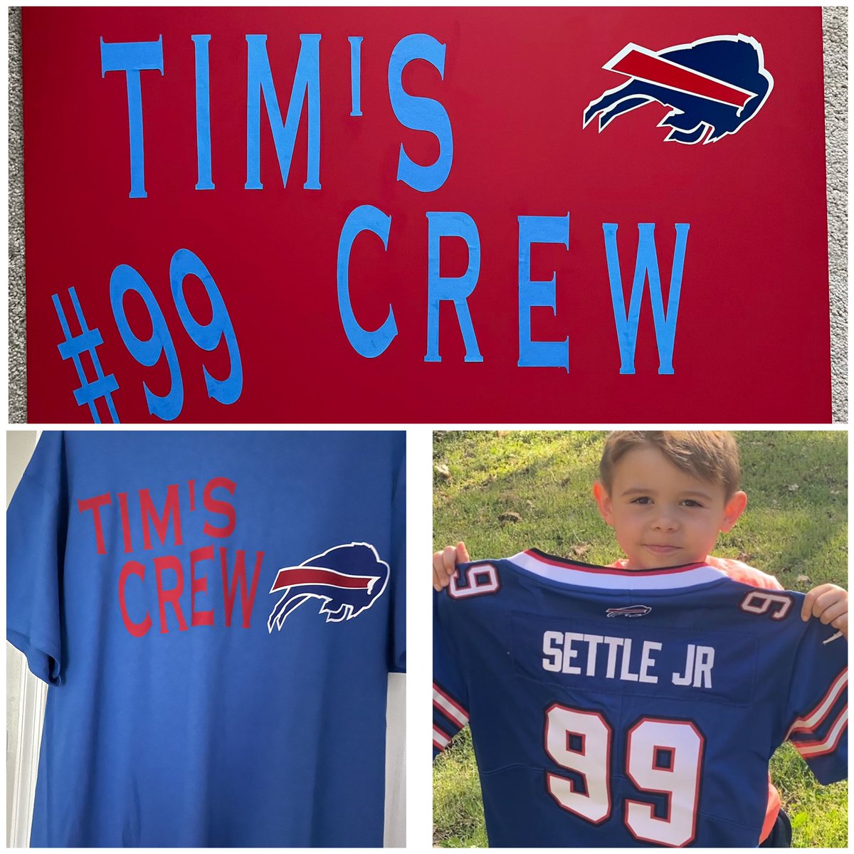 Wow want to talk about an excited kid we are two days from leaving and going go see #BillsMafia And @tim_settle . It’s more then a game and it shows