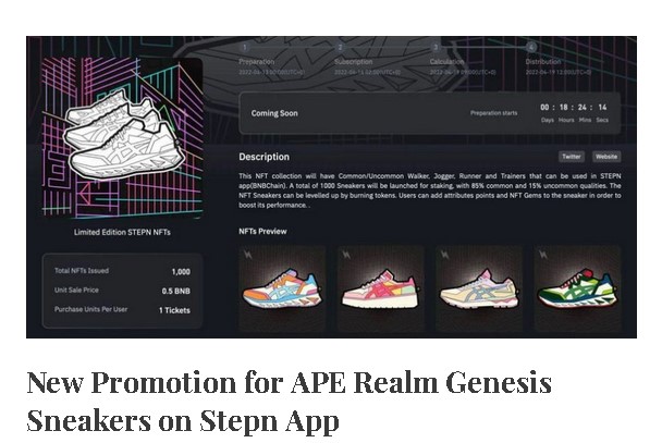 DipDrindap's tweet photo. https://t.co/4DrbRevh3e A couple of hours ago, the developers of the move-to-earn app #Stepn shared a blog post talking about a new promotion for the third world. #NFT https://t.co/SgbxycvfWN