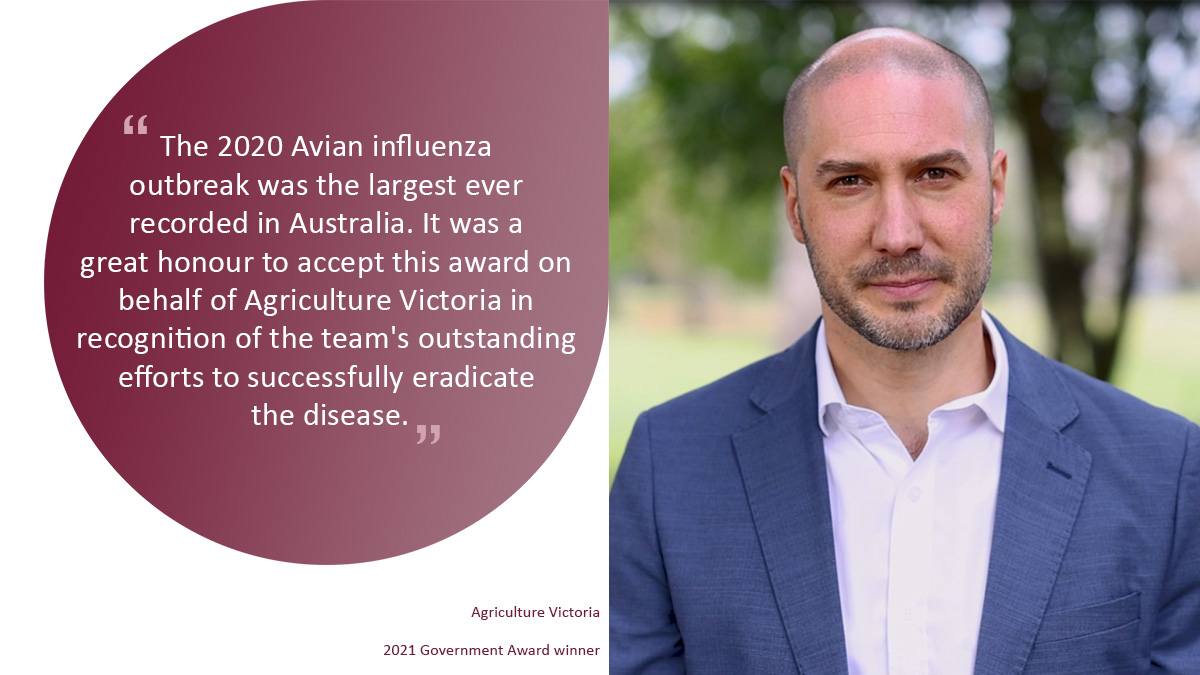 🏆2022 Australian Biosecurity Awards – nominations are open. Last year, @VicGovAg received an award for its response to the 2020 avian influenza #outbreak. Nominate someone today at agriculture.gov.au/ABA
#AusBioAwards #animalhealth #innovation #biosecurity @DAFFgov