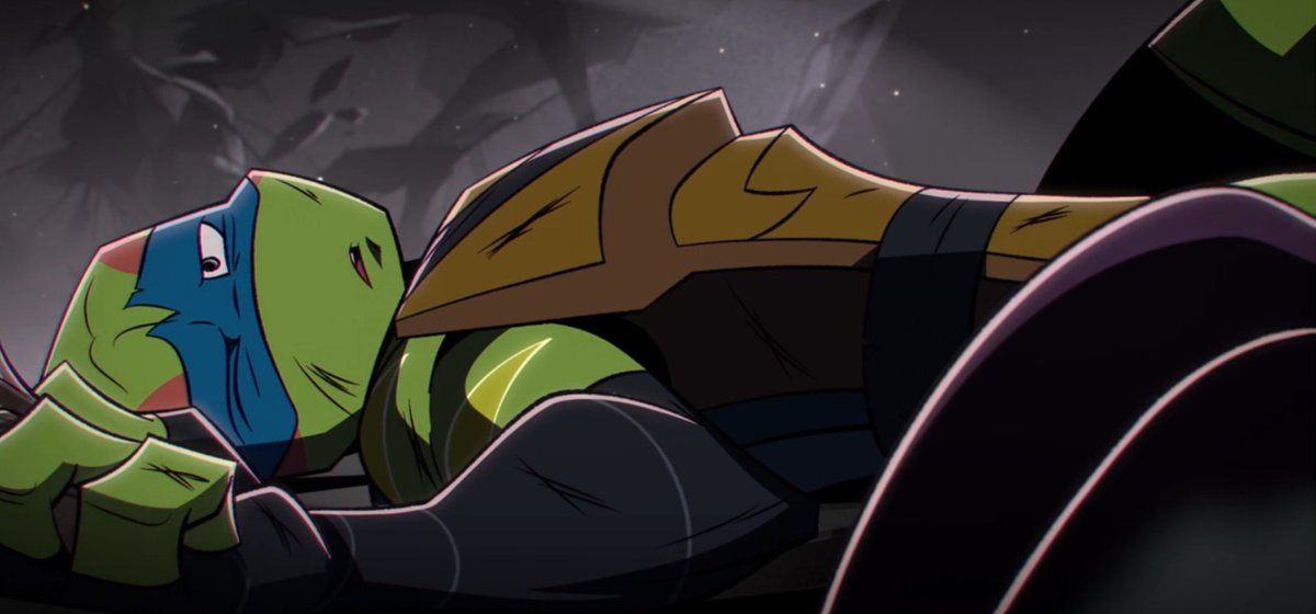 spellinghardzz's tweet photo. #RiseoftheTMNTmoviespoilers not me thinking about Leo having nightmares of being stuck in the kraang prison dimensions alone and that no one will be able to understand what he went through because they werent there with him, in this essay I will- https://t.co/Icnl2s0Uhz
