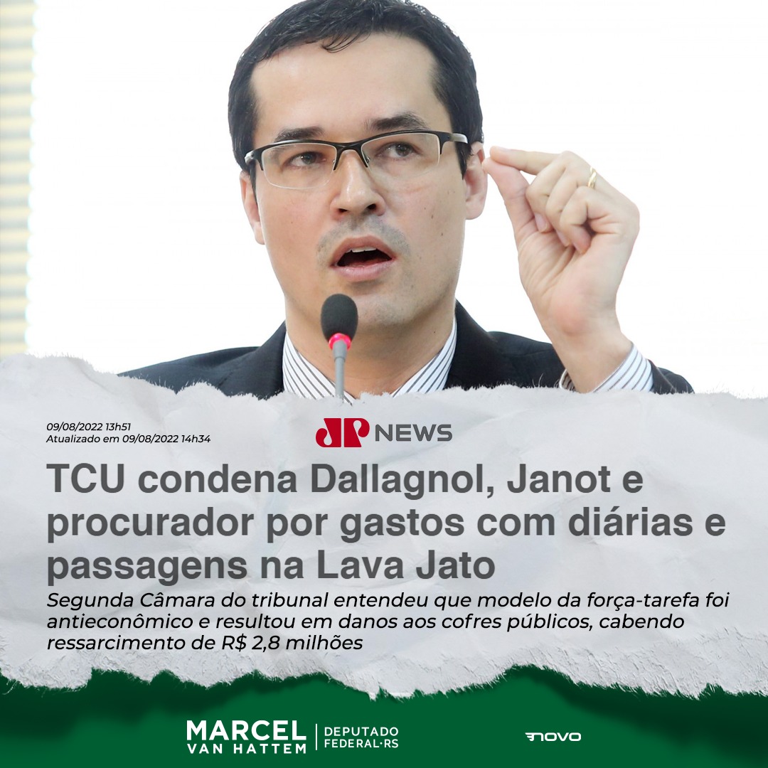 marcelvanhattem's tweet photo. PERSEGUIÇÃO POLÍTICA: é disso que se trata essa decisão do Tribunal de Contas da União. A própria área técnica do tribunal recomendou o arquivamento da ação ao afirmar que o pagamento das diárias e das passagens aéreas foi regular e previsto em lei. https://t.co/2d65EtN8Fo