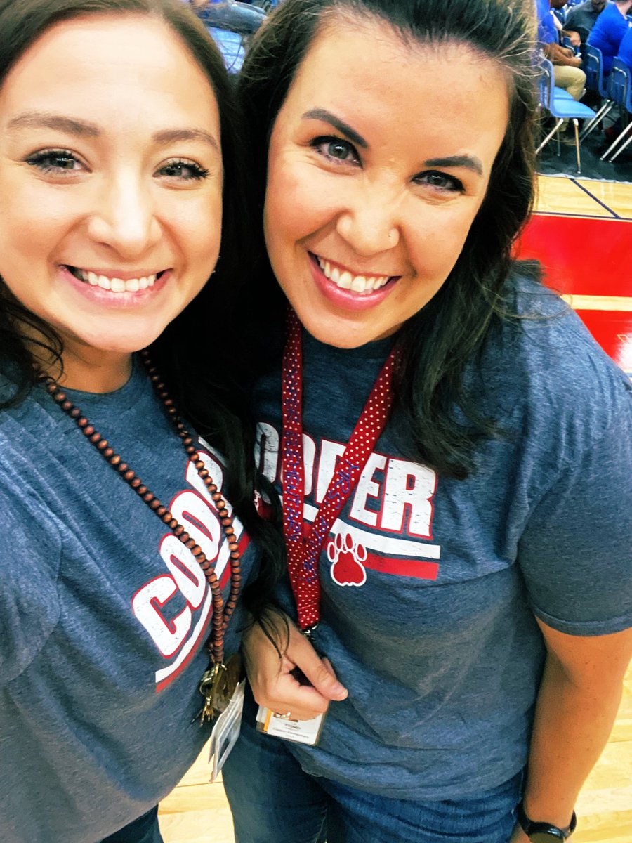 Convocation and send professional learning happening at the wonderful @CooperCougs @TishPtomey #mygisdstory #leadership