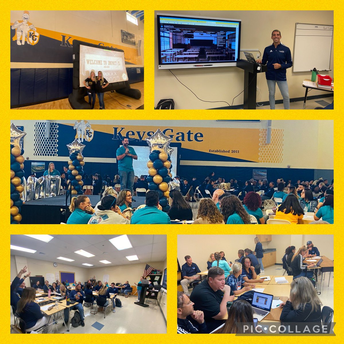 JGranino's tweet photo. 1. CSUSA Standards and Collaborative PLCs! 2. Keys Gate Nation’s inaugural class of Excelsior Students on their pathway to college and career readiness! 3. Community partnership displays #csusaflimpact https://t.co/2e3igoYr9W