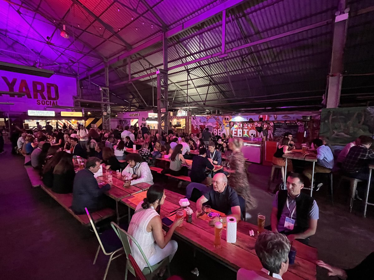 What a fun conference networking dinner <a href="/dockyardsocial/">Dockyard Social</a>