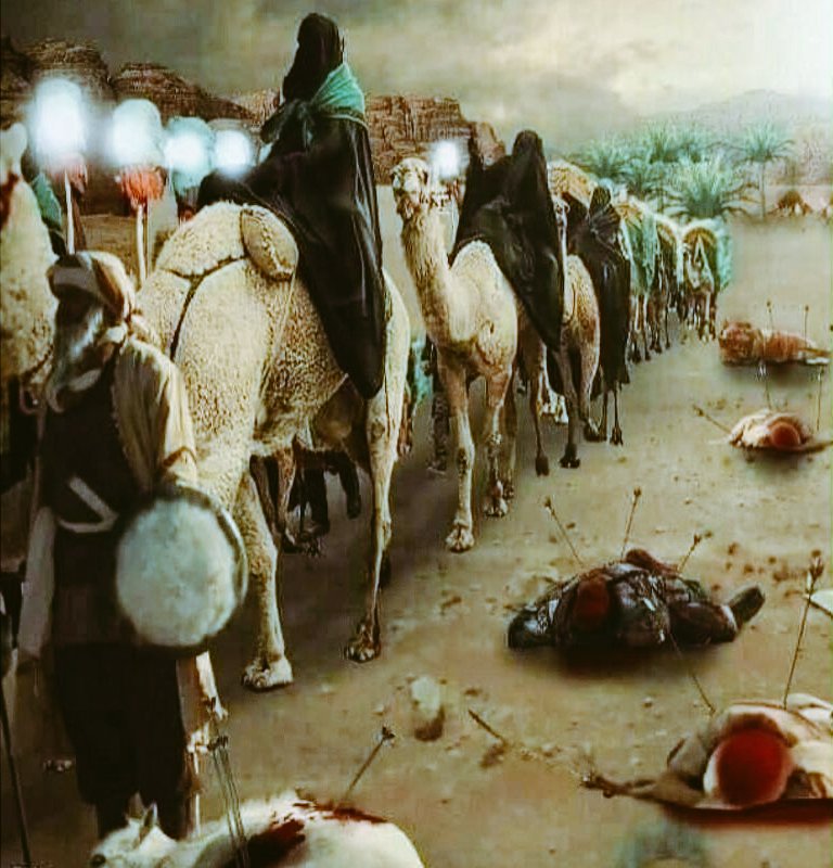 تمنيته يطول الليل ولا هالحالة القشره
يوم احدعش يوم الشوم ريته لا طلع فجره
انكشف ليَّه الضوا ولاحت جنايزكم على الغبره
وجتنا النوق مهزوله وحادينا يصيح نشيل