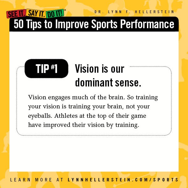 It's Vision and Learning Month this August so I'm starting a series titled Quick Tip Tuesdays! Enjoy these weekly nuggets to improve your vision and sports performance. DM or comment if you want to know more! #quicktiptuesday #seeitsayitdoit #vision #sportsperformance