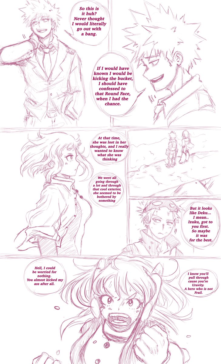 Nishi061's tweet photo. alrighty sketched something out to get us in the feels 
#kacchako #勝茶 https://t.co/iXqWCRyshY