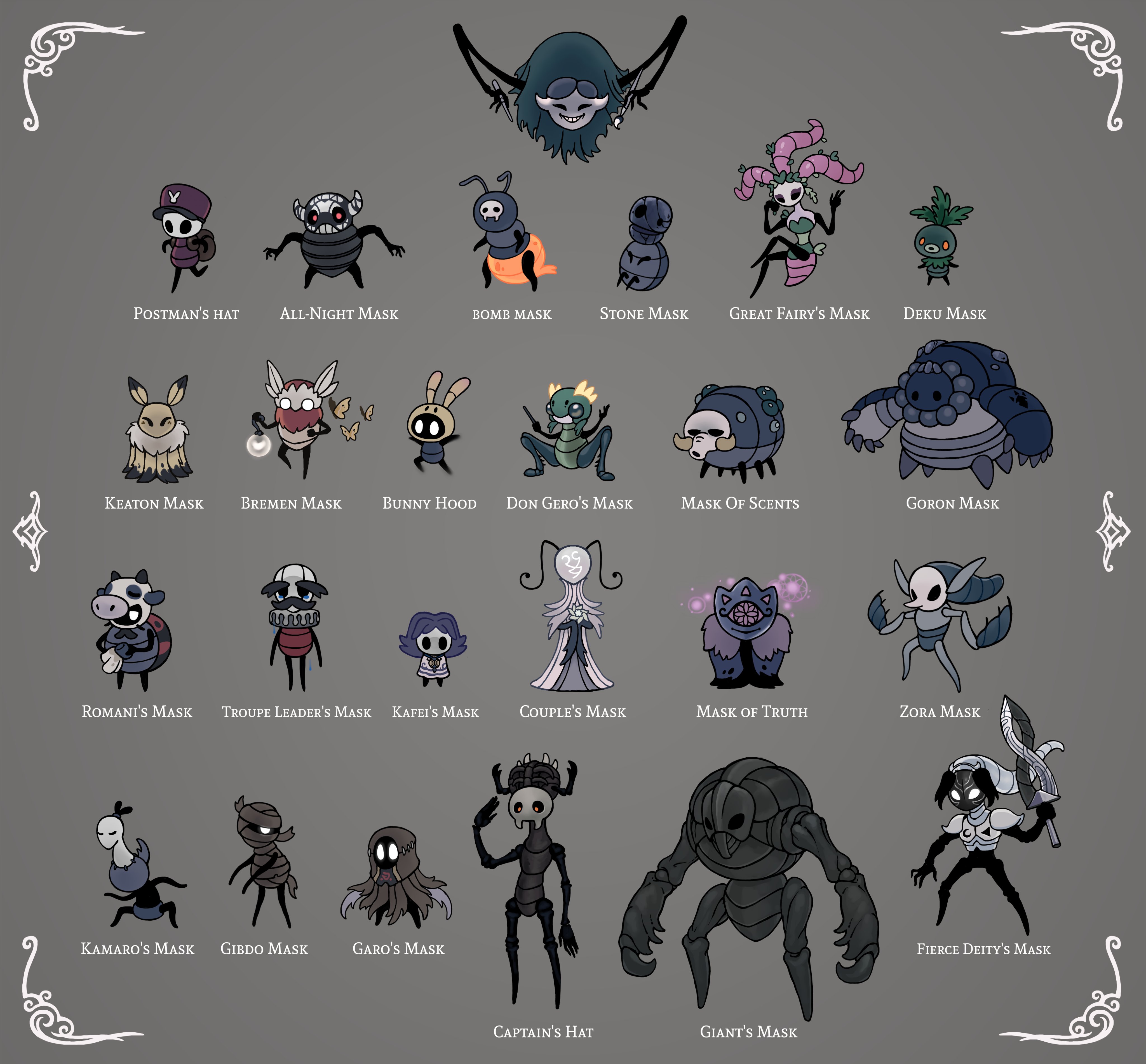 RobDraws on Twitter "Hollow Knight X Legend of Zelda Majora