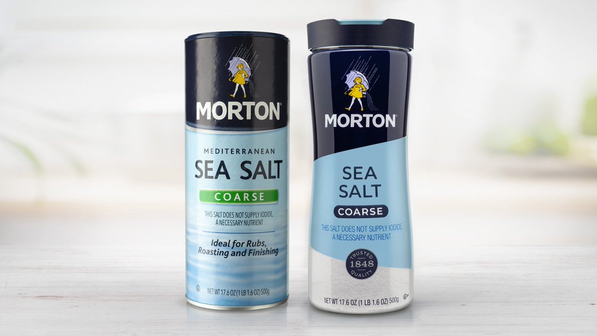 BerlinPackaging's tweet photo. On the left: the old packaging; on the right: our Studio-designed packaging. Read more on Studio One Eleven's work with #MortonSalt: https://t.co/RSTD7B38f9. 

#packaging #foodpack #marketing #packaginglove #foodpackagingspecialists https://t.co/kKl5Yicigs