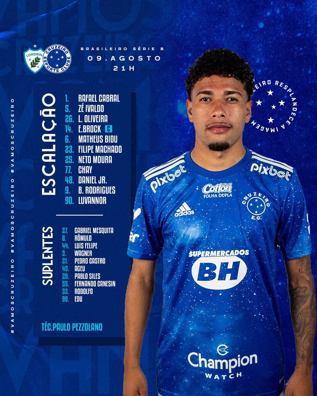 Cruzeiro Esporte Clube - Estas são nossas próximas batalhas. Vamos lutar e  jogar com raça! 👊🦊 #UmGiganteIncontestado