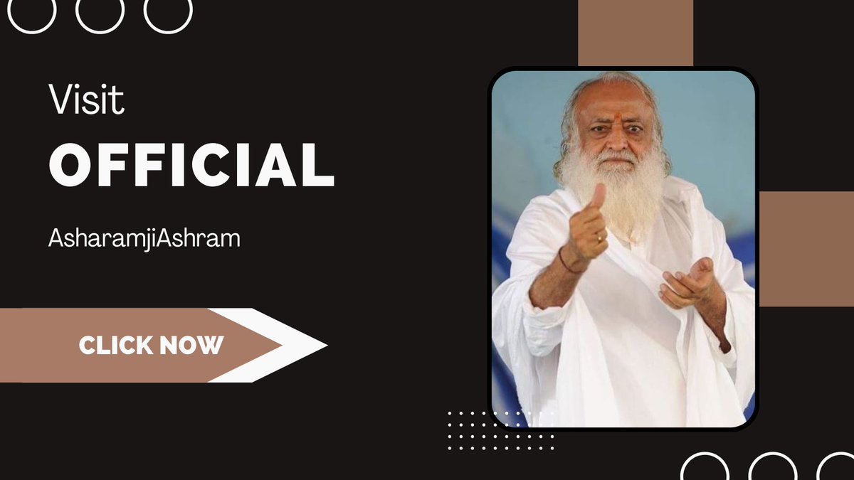 Happy Raksha Bandhan !
Visit Official Twitter Account of Sant Shri Asharamji Ashram.
x.com/AsharamjiAshram