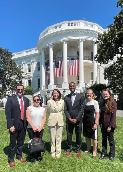 Chair <a href="/SenatorCantwell/">Sen. Maria Cantwell</a> and her staff who made the #CHIPSandScience Act a reality.