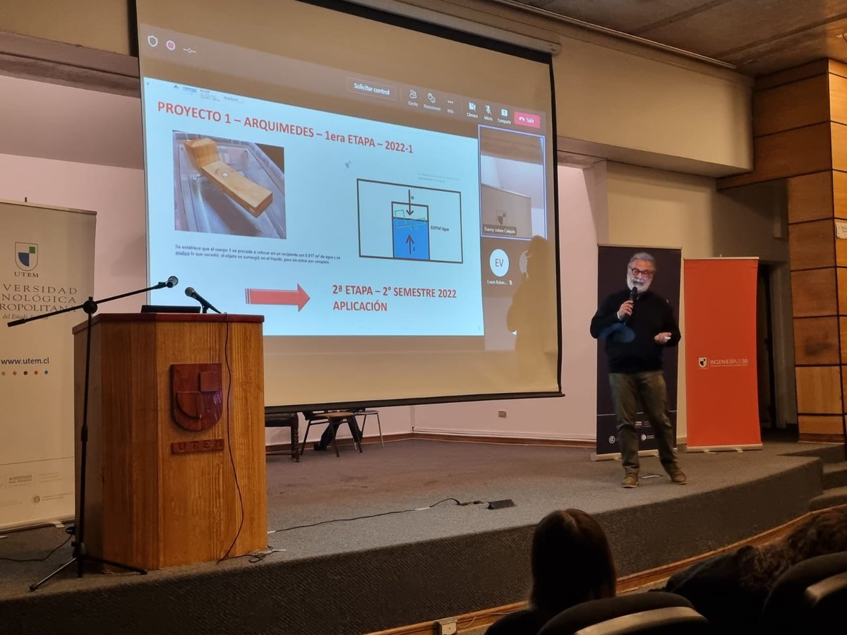 ING2030UTEM's tweet photo. Como equipo @ING2030UTEM estamos felices de haber colaborado con @dannylobosc en la organización de la 3a versión de JIAC @utem.

Fueron 19 expositores que compartieron sus proyectos con otros colegas. Tremenda experiencia!
#innovación #construccion #investigación https://t.co/TV1yVeBkiw