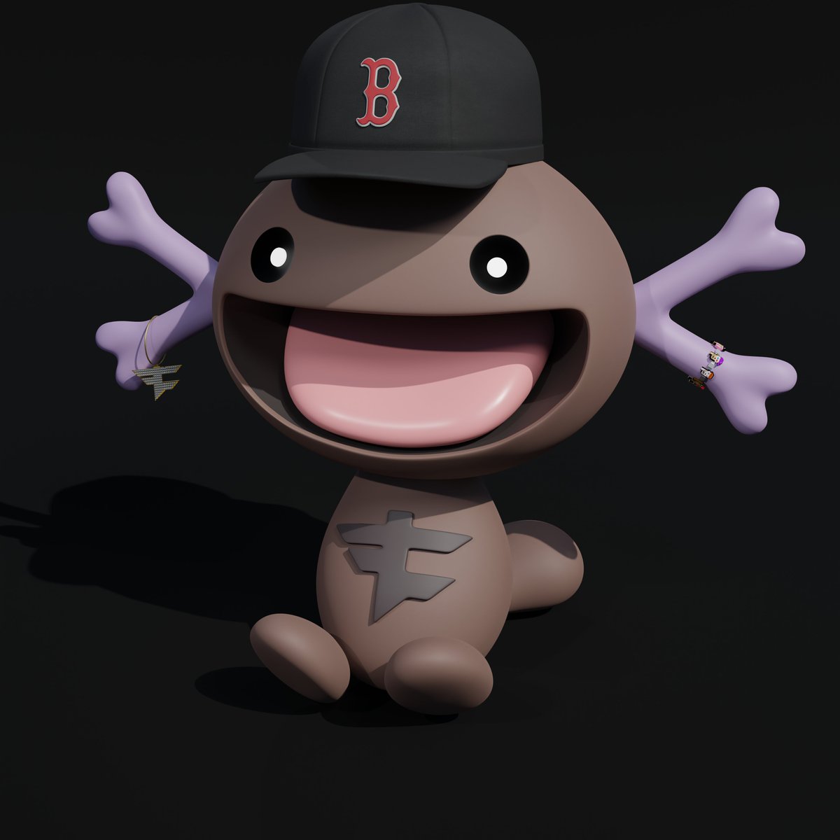 Hyzlrr's tweet photo. Custom Paldean Wooper w/ Red Sox Hat https://t.co/0BrueLTU4Q