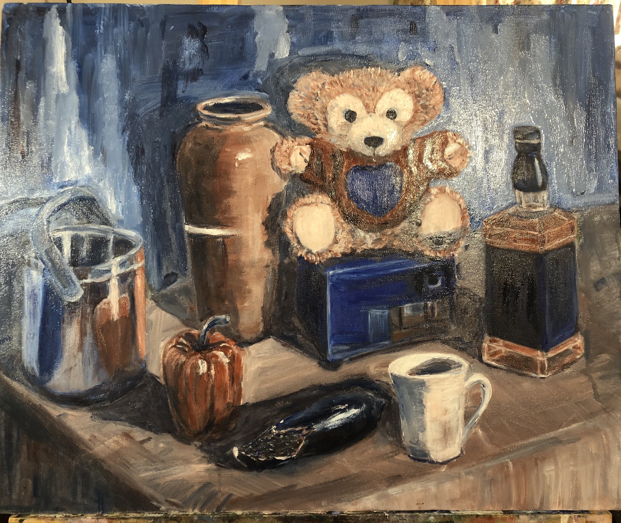 油絵、静物画F15号