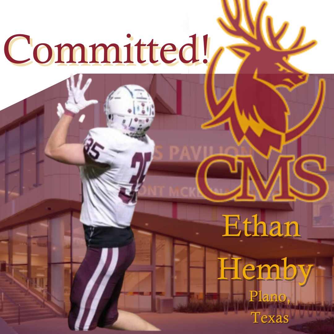 I am grateful to have the opportunity to keep playing football and baseball while studying at one of the top economics schools in the world. I'm thankful to my family, friends, teachers, and coaches who all helped me reach this goal, and am excited about the future. Go Stags!