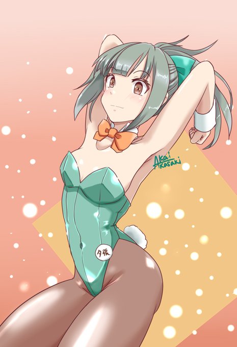 ちょい近いウサ耳無し版(バリバリ) 