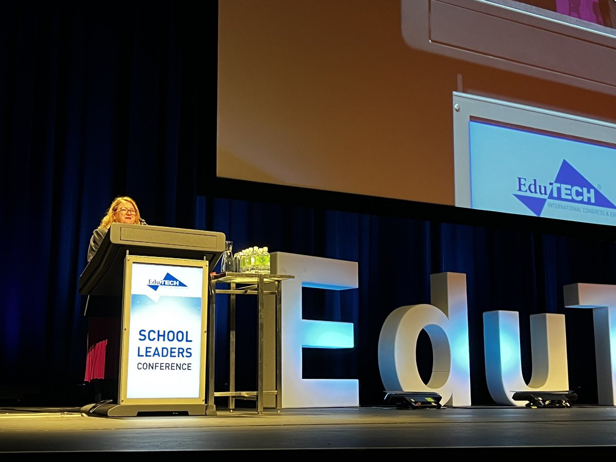 Great opening to #EduTECH2022 with Minister @NatHutchins calling for us to prepare students today for yet-to-be-created jobs!