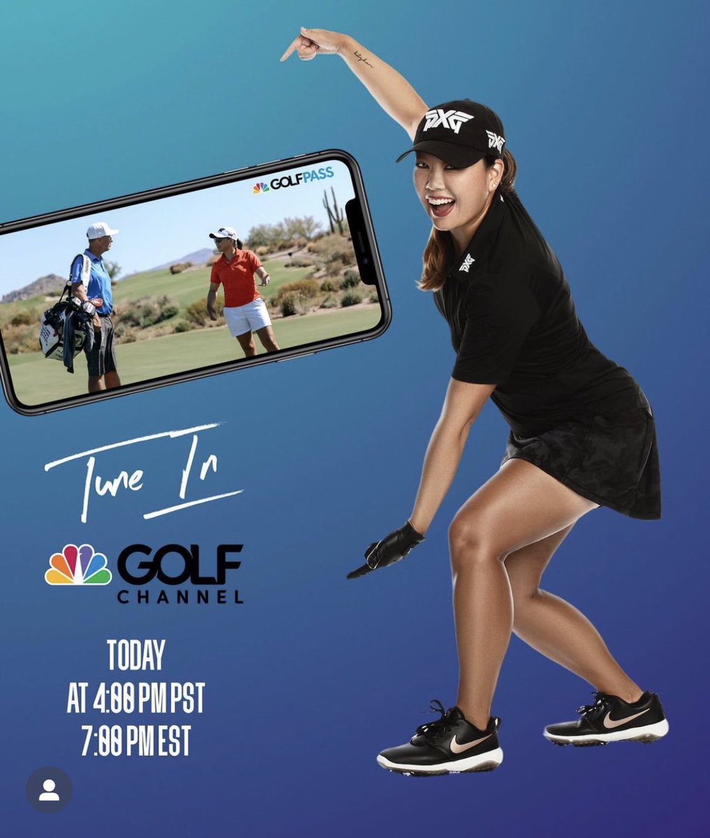 TUNE IN ALERT⚠️ My episode of “Playing Lessons with Jim “Bones” Mackay” airs NOW at 4:00 pm PST/ / 7:00 pm EST on <a href="/GolfChannel/">Golf Channel</a> !!! If you miss it make sure to check it out on <a href="/GOLFPASS/">GolfPass</a> !! YAYY!