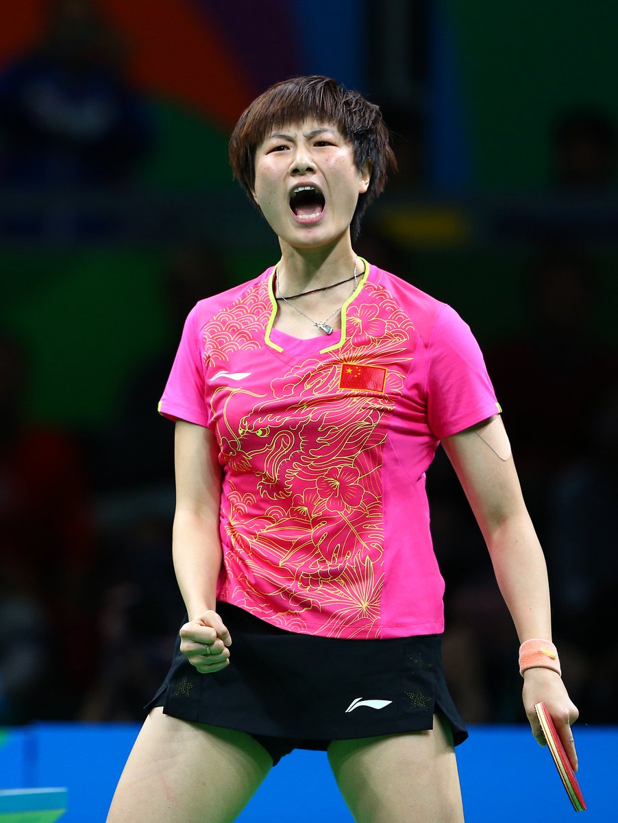 WTTGlobal's tweet photo. #OnThisDay, Ding Ning was crowned Women’s Singles Champion at the #Rio2016 Olympic Games 🥇

@Olympics #WTT #TableTennis #DingNing https://t.co/gzDRMx5l8r