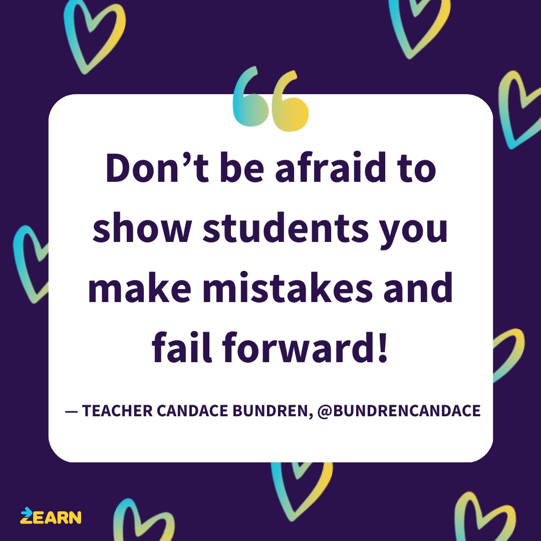 zearned's tweet photo. We love this advice for first year Ts from elementary T @BundrenCandace! 💛

What else would you suggest?

#MathFam #MistakeMindset https://t.co/rw7lzHUpf6