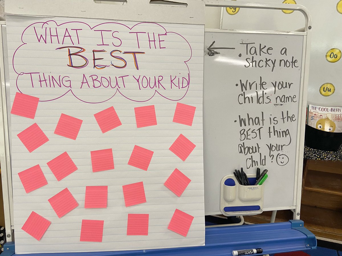 I saw this on twitter and instantly knew I wanted to do it for #MeetTheTeacher  .... the parents wrote A LOT! I cannot wait to read them tomorrow morning 😀