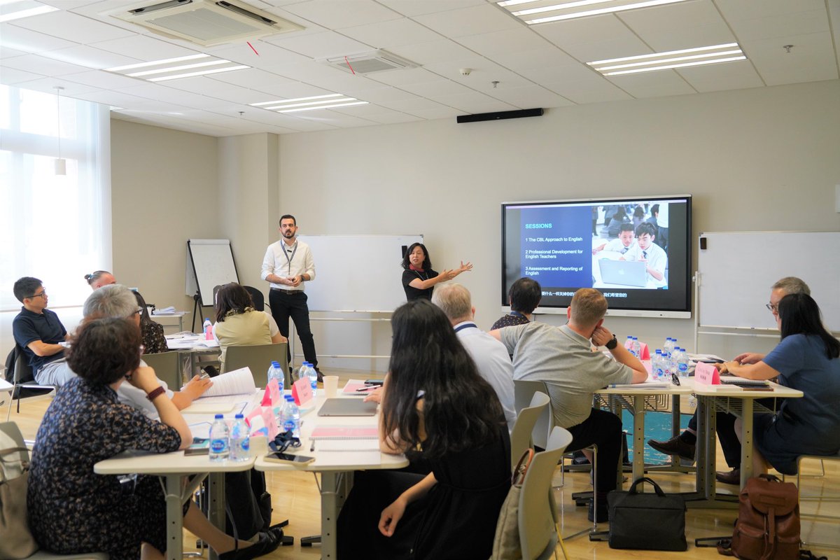 Reviewing our English programme with our <a href="/NAEducation/">Nord Anglia Education</a> Principals this week. Insightful conversations on the culture of learning English in China, notably on the parent experience of language learning.